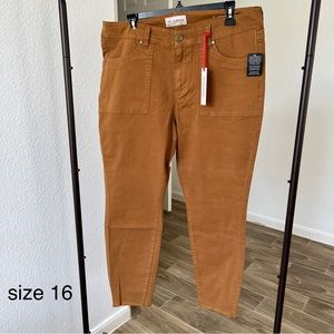 Tan Ankle Jeans